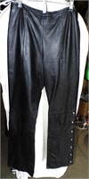 Black Leather Pants Size 6