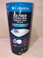 Columbia Ice Fiber Memory Foam Cooling Pillow, Whi