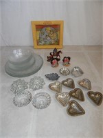 Bargain Lot Indian Figurines, Tin Molds & more