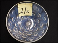 Signed R. Lalique France Opalescent Bowl (8")