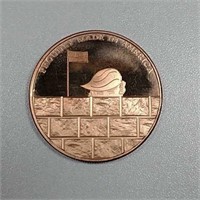 Proudly Made in America   1 AVP ounce copper round