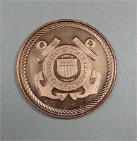 US. Coast Guard  One AVDP ounce .999 copper round