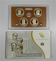 2013  US. Mint Presidential $1 Coin Proof set