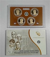 2015  US. Mint Presidential $1 Coin Proof set