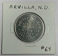 George M. Olson  Arvilla, N. D. token