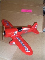 Budweiser Metal Airplane New in Box