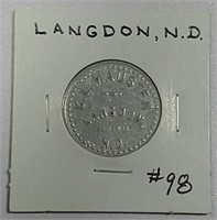 C. L. Mausten  Langdon, N. D.  token