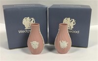 2 Wedgwood Pink Perfume Bottles