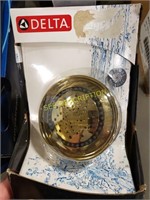 Delta Shower Head Polished Brass