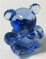 Art Glass Bear Sculpture