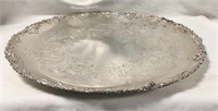 Silver Plate Grape Design Tray