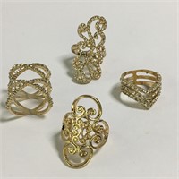 Four Costume Rings