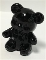 Glass Teddy Bear Figurine