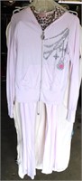 Yvette Mandel Pink Lounge Set Cotton Size M