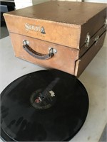 SENORA RECORD PLAYER AND ALBUMS