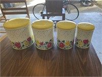 FLORAL CANNISTER SET