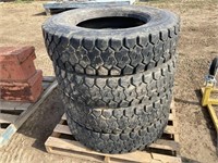 (4) 11R 22.5 TOYO TIRES SELLING AS 1 LOT