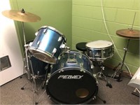 NEW DRUM SET (STICKS ARE IN OFFICE)