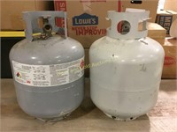 Pair of propane tanks