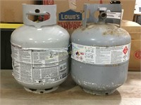 Another pair of propane tanks