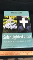 Eternal solar lighted cross