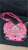 Pink and black Montana west cross purse