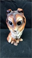 Vintage 7” Rossini dog figurine ceramic