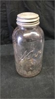 10” glass Kerr jar