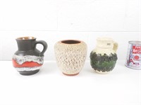 Vase et cruche en céramique MCM Germany