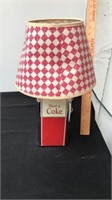 16” coke napkin dispenser lamp