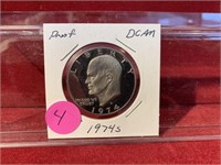 1974-S PROOF DCAM EISENHOWER DOLLAR