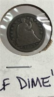 1853 P Silver Half Dime