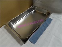 LOT,8PCS NEW 21"x13" FULL SIZE S/S FOOD PANS