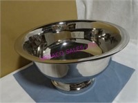 LOT,3X 9.5L S/S FLARED EDGE CHAMPAGNE/PUNCH BOWLS