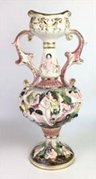 Capodimonte Ornate Vase
