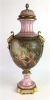 Ornate Painted Urn