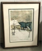 Snow Landscape Signed and Numbered Print