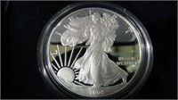 2008 W PROOF .999 1 OZ SILVER EAGLE W/BOX/PAPERS