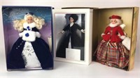 Selection of Collectible Barbie Dolls- Lot of 3