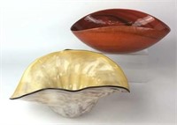 Art Glass Decorative Bowls