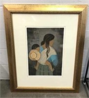 Signed and Numbered Mother & Child Print
