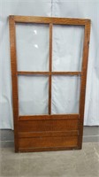 ANTIQUE WOOD WINDOW FRAME