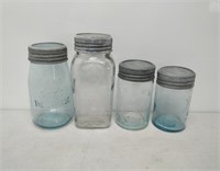 lot of vintage jars