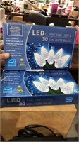 2 boxes of LED pinecone lights