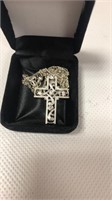 Fashion Jewelry- Silver Coloured Cross