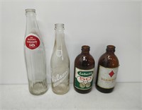 vintage beer bottle stubbies and soda bottles