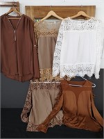 Five new lovely ladies Lacey tops.