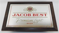 * Jacob Best Premium Light Beer Sign/Mirror