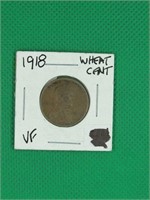 1918 Wheat Cent, VF