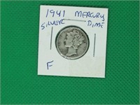 1941 Mercury Dime, Silver F